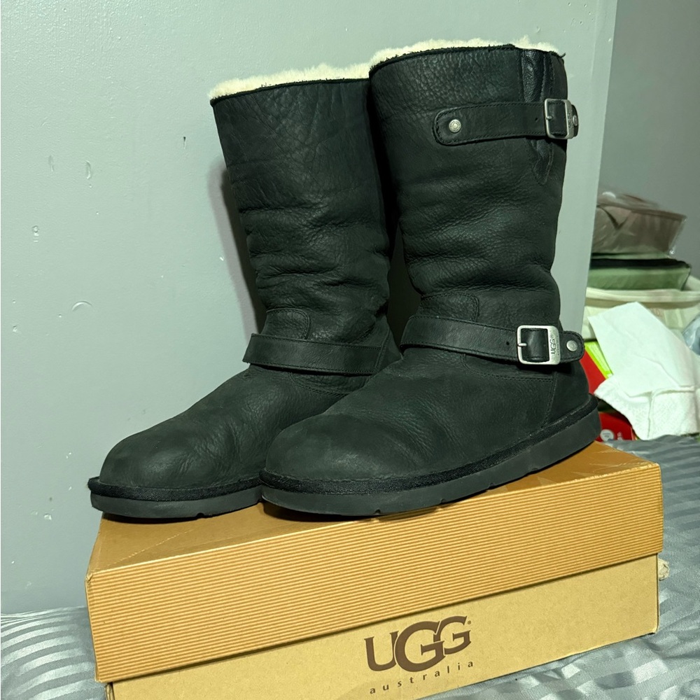 Leather Ugg boots